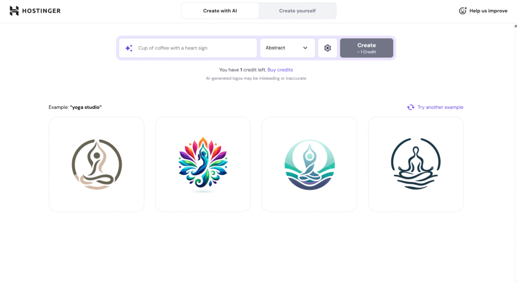 AI Logo Maker by Hosting